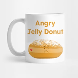 Angry Jelly Donut (with name) Mug